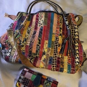 Multicolor Patchwork Tote Bag